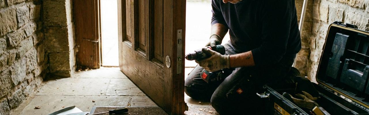 Instalación de escudos de seguridad en Sarrià-Sant Gervasi